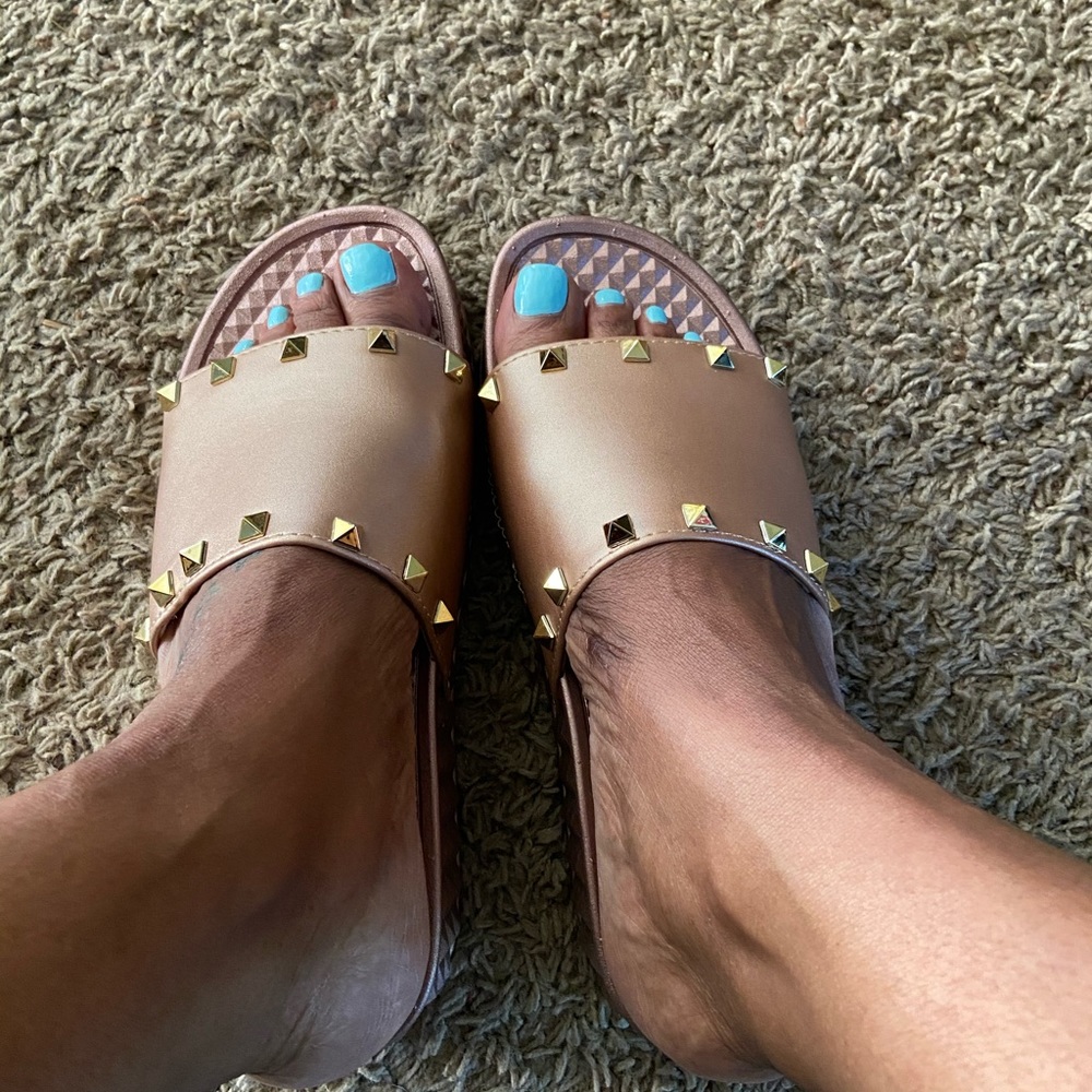 Platform Studded Sandals - Picture 2 of 7